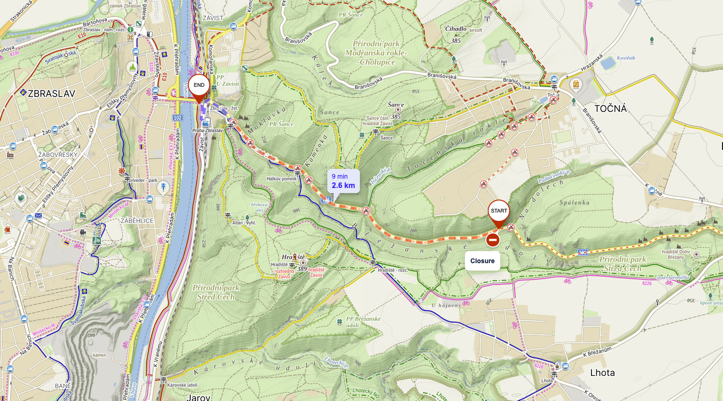 Same area on Mapy.com